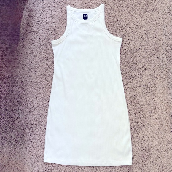 GAP Dresses & Skirts - GAP White Ribbed Sleeveless Dress